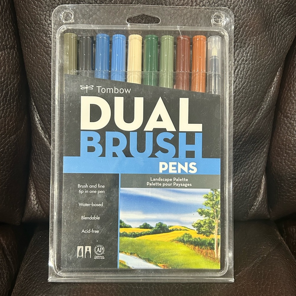 Tombow Dual Brush Pens, 10 pieces